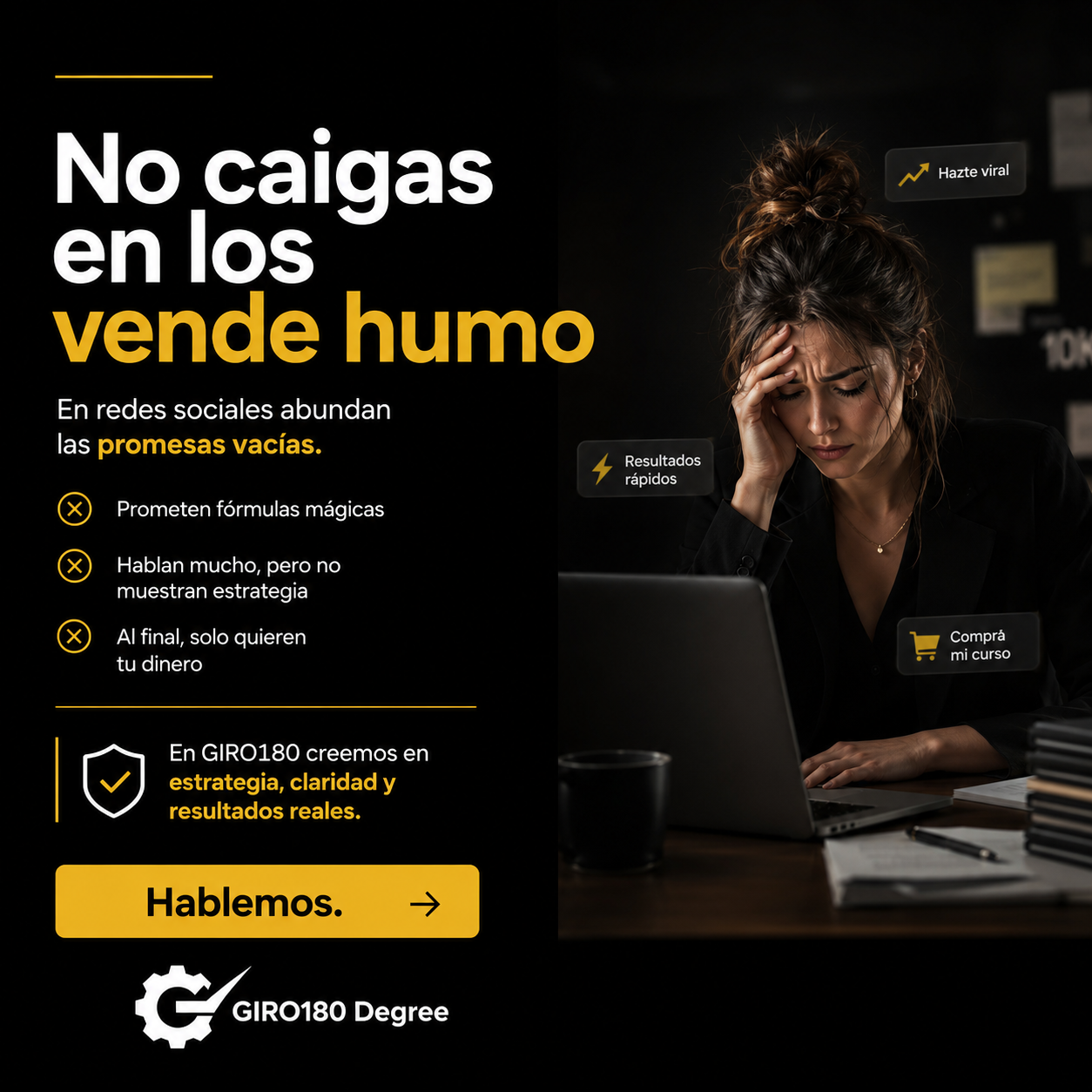 ¿Sabías que el 70% de los emprendedores ha caído en la trampa de los 'vende humo'? — girocertified