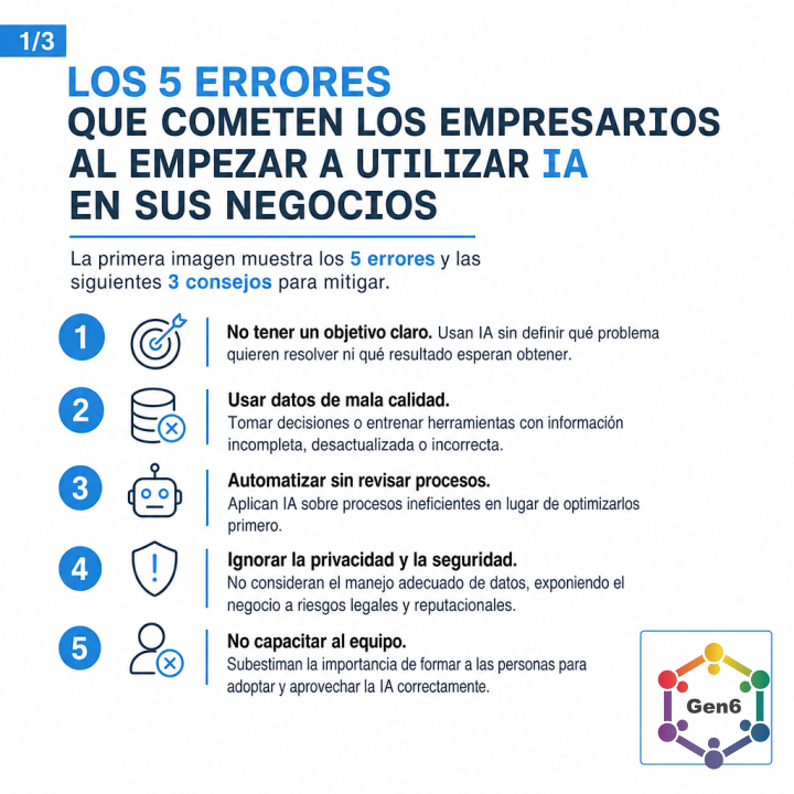 ¿Listo para evitar los errores que detienen el éxito de la inteligencia artificial en tu negocio? — girocertified