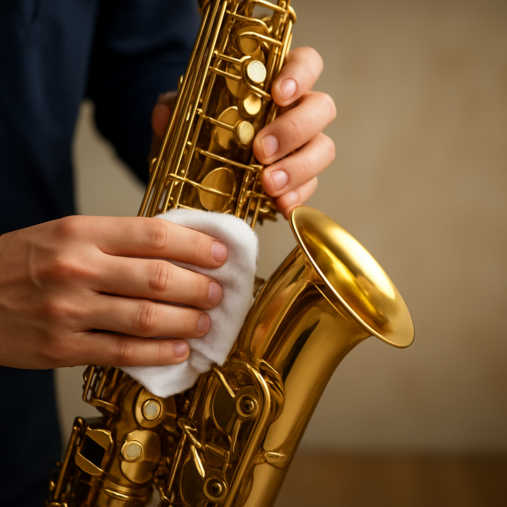 Después de tocar, lo esencial es limpiar tu saxofón alto para evitar daños invisibles. — lisaxdroid personal