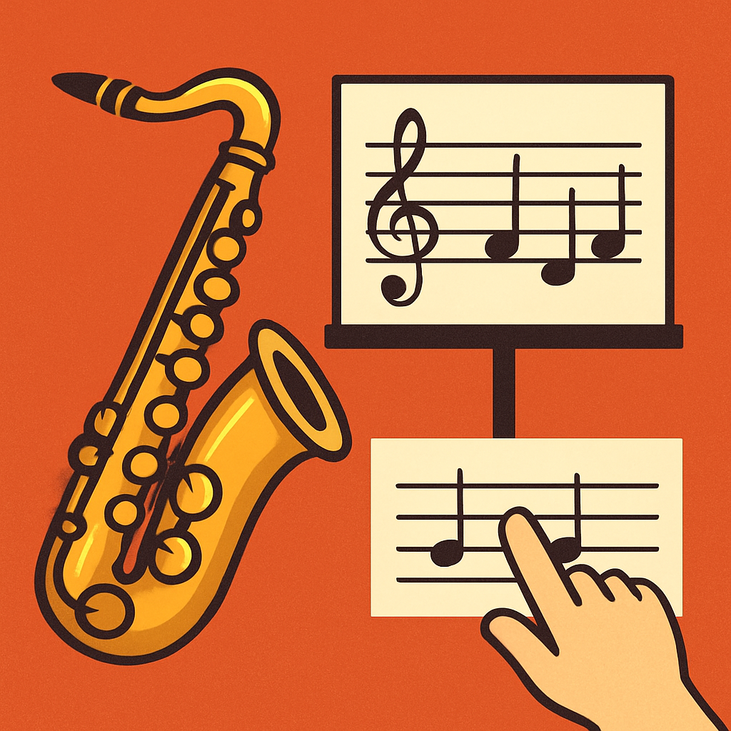 Entender rudimentos de percusión facilita la lectura musical en sax alto. — lisaxdroid personal