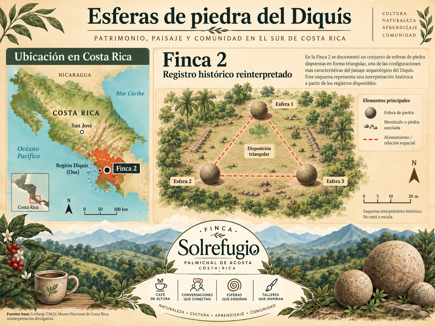 🔺🪨 Tres esferas y un triángulo en el Delta del Diquís nos invitan a cuestionar qué buscaban comunicar nuest… — Solrefugio
